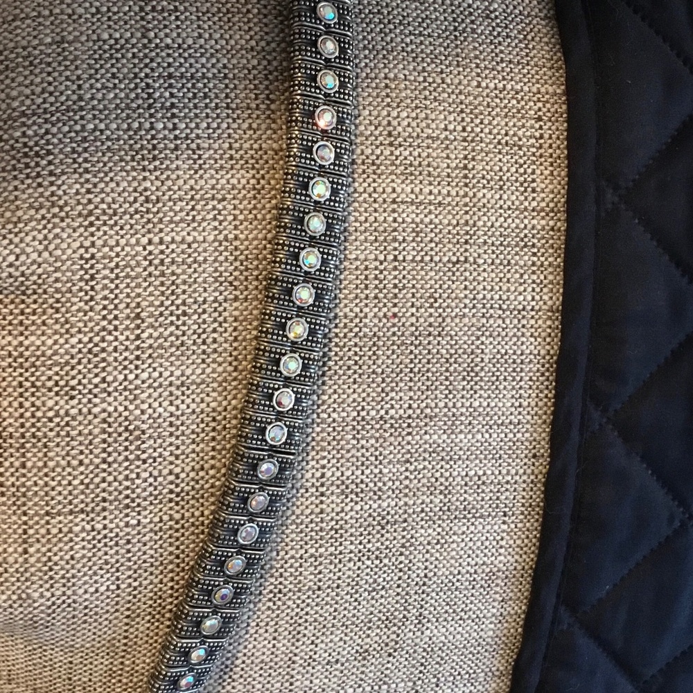 Black Rhinestone Belt - Picture 3 of 3